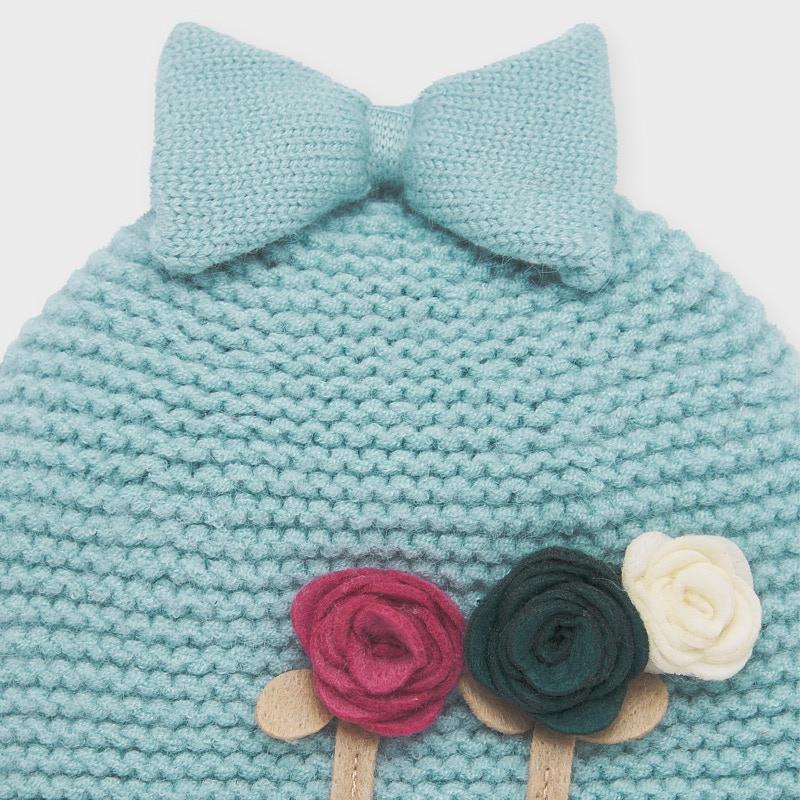 Σετ Σκούφος Κασκόλ <Br/> Λουλούδια