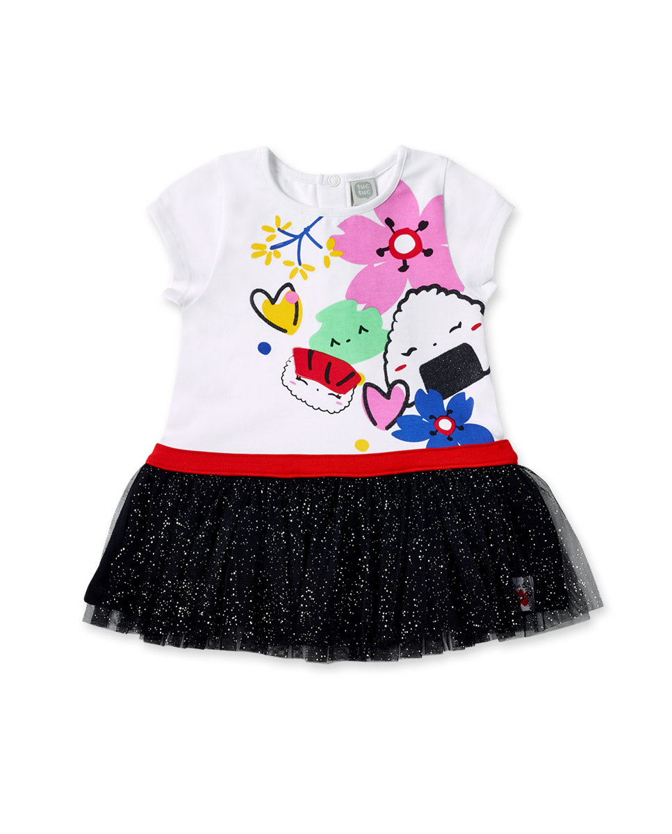 Φόρεμα Από Ζέρσεϊ Και Τούλι