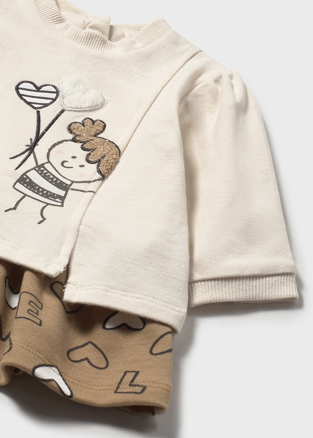 Φορεμα Συνδυασμενο Φουτερ