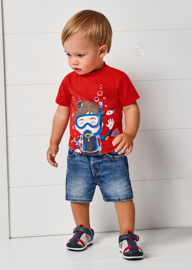 Βερμούδα Τζιν Μαλακό Denim