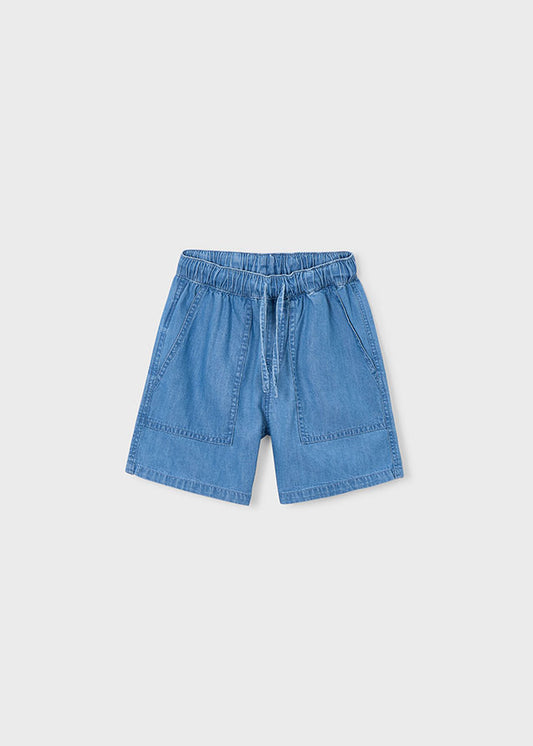 Βερμούδα Denim Ριχτή