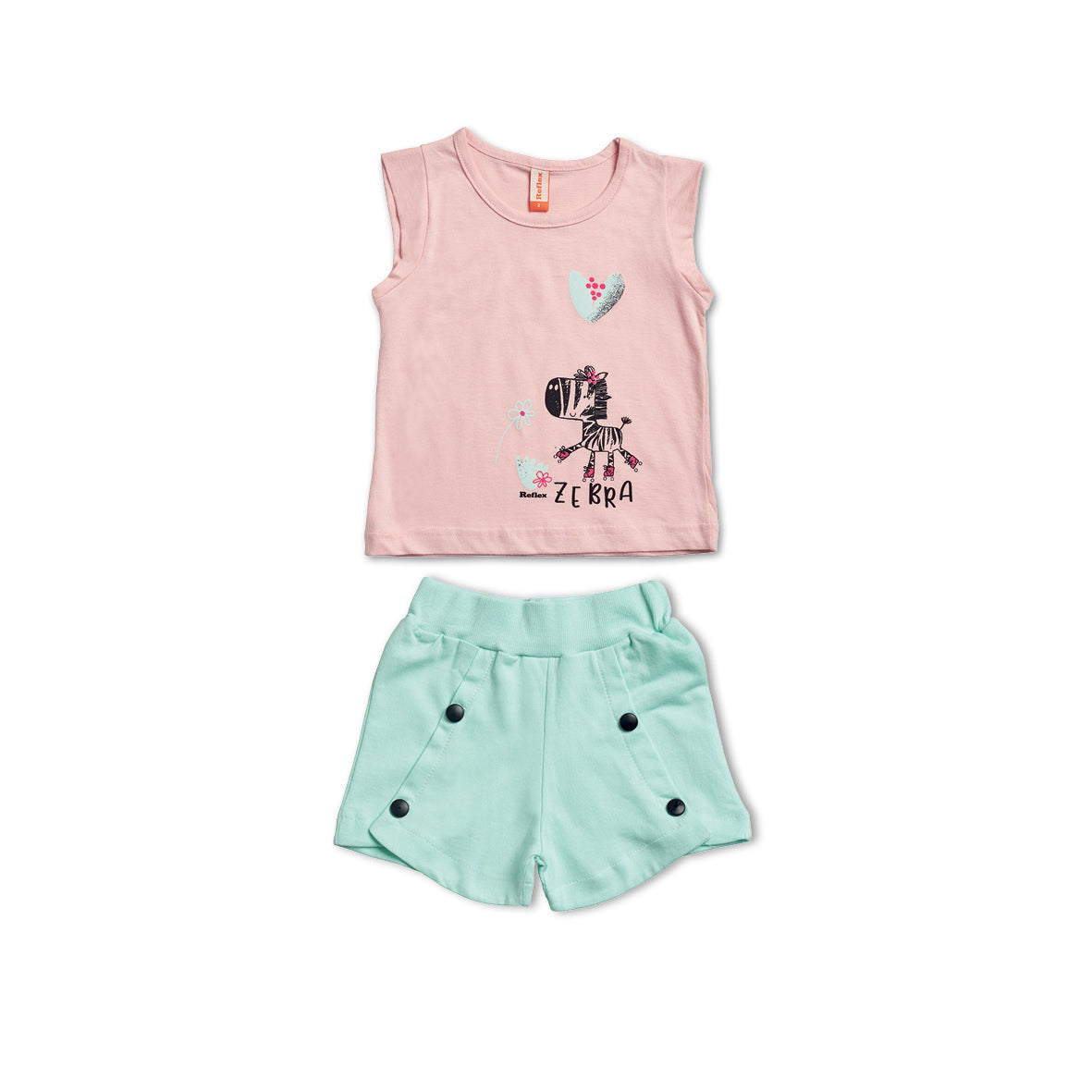 Σετ Μπλούζα-Σορτς Zebra