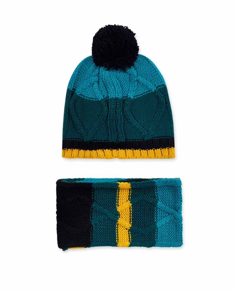 Πλεκτό Σκουφάκι Και Κασκόλ