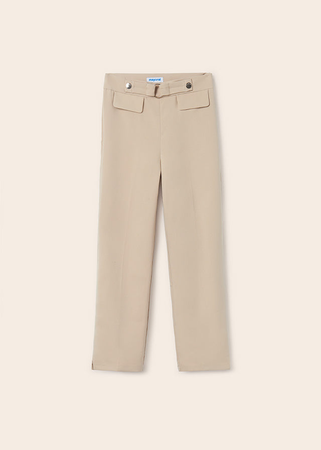 Παντελονι Cropped Κρεπ