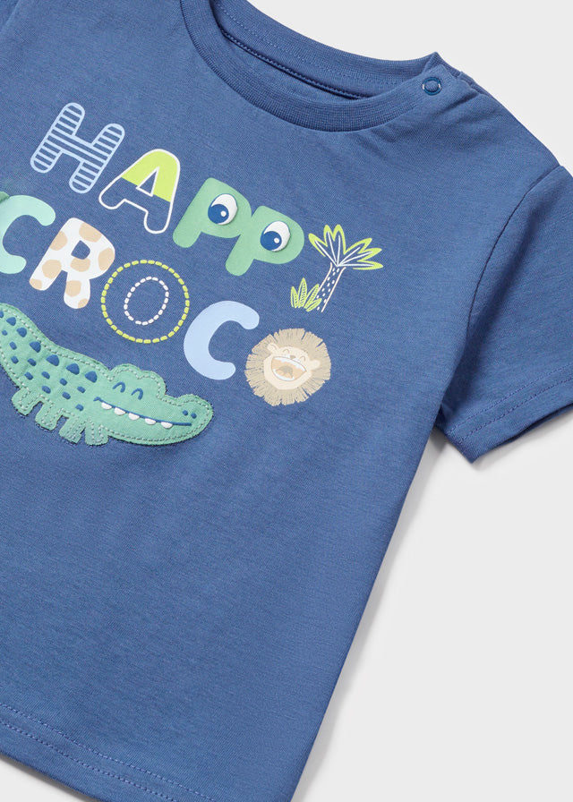 Μπλούζα Κοντομαν Απλικ "Croco