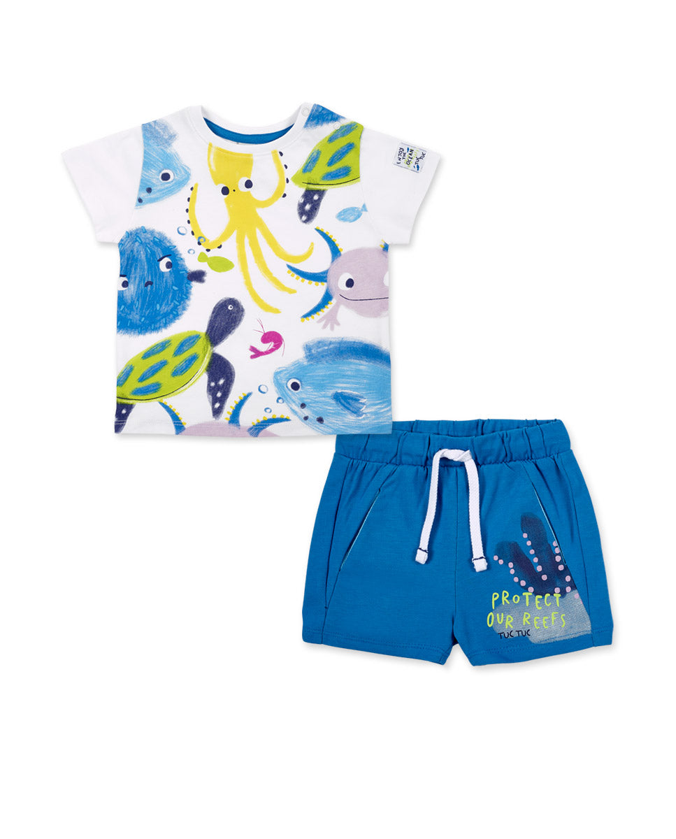 Jersey T-Shirt And Bermudas