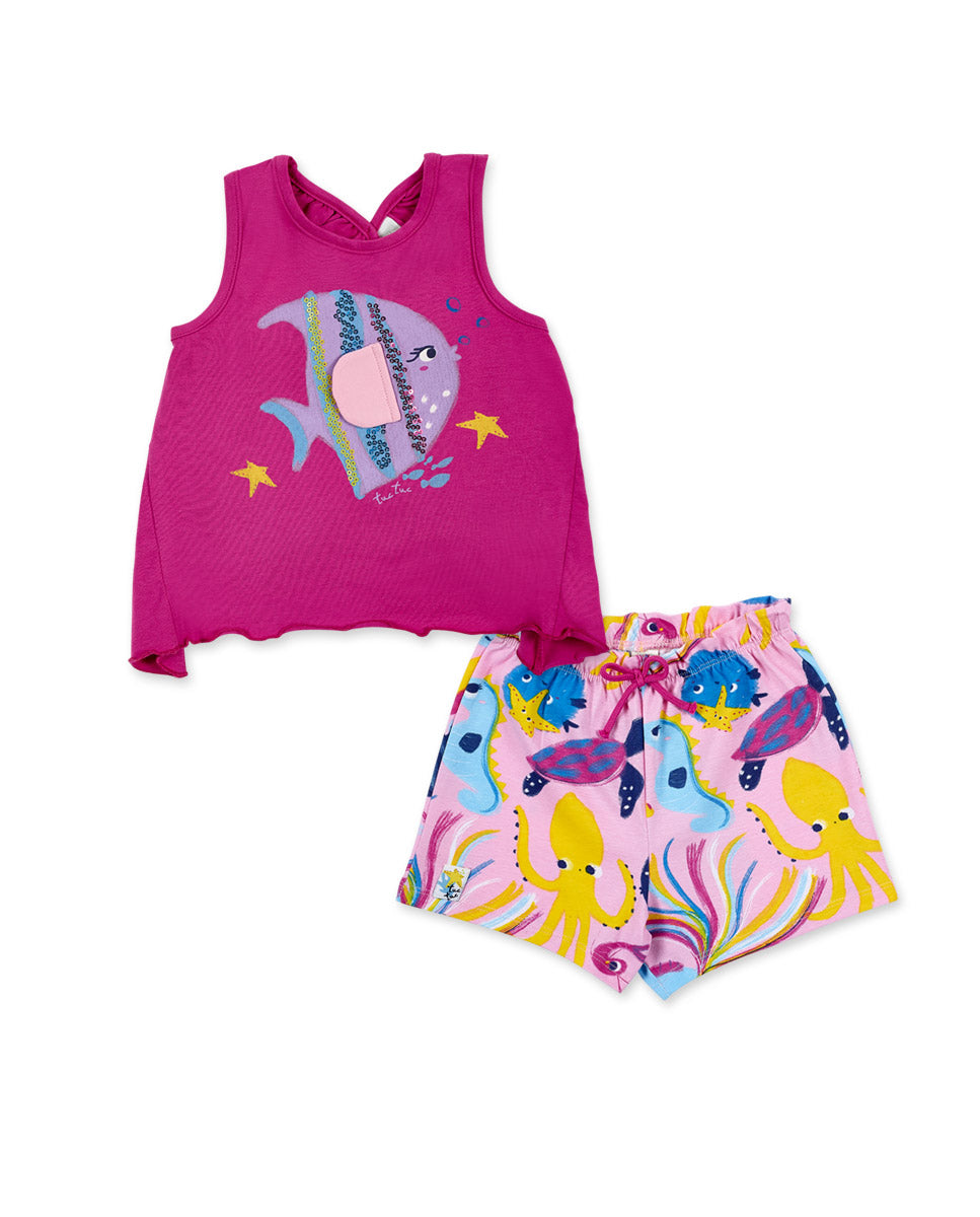 Jersey T-Shirt And Shorts