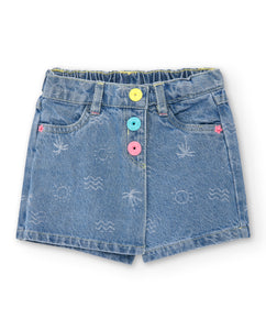 Denim Skort