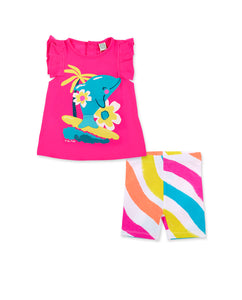 Jersey T-Shirt And Bikers Leggings