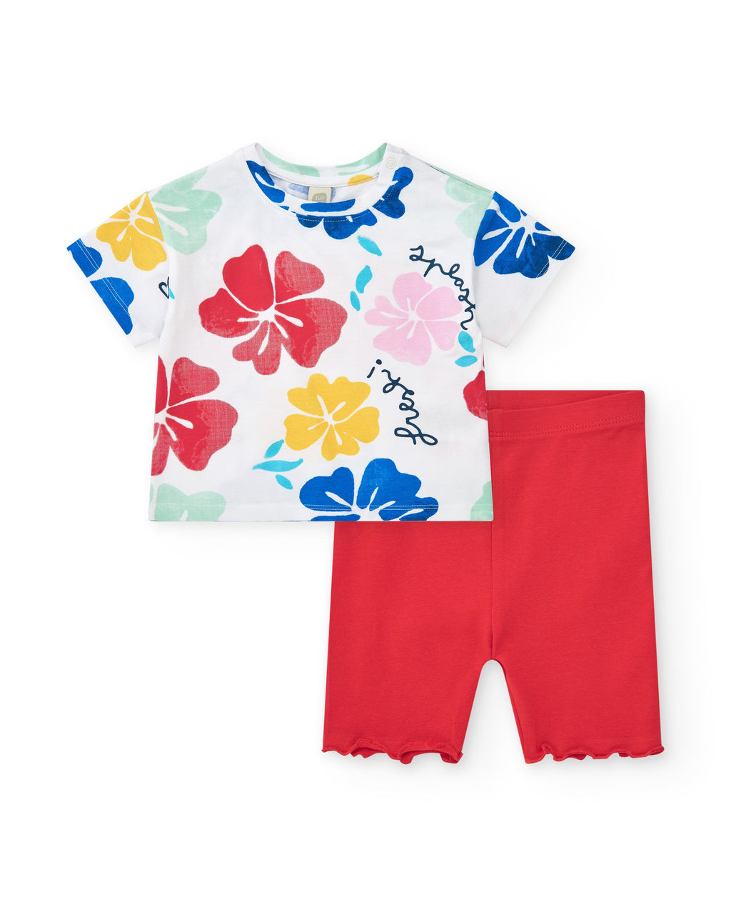 Jersey T-Shirt And Bikers Leggings