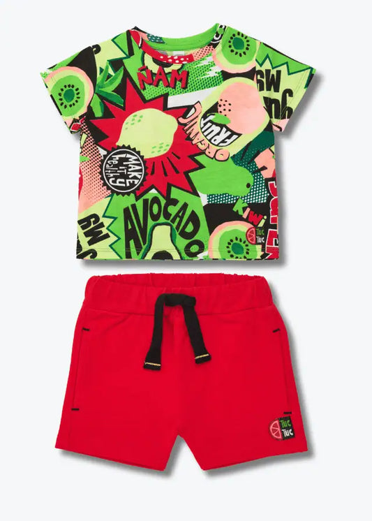 Jersey T-Shirt And Bermudas