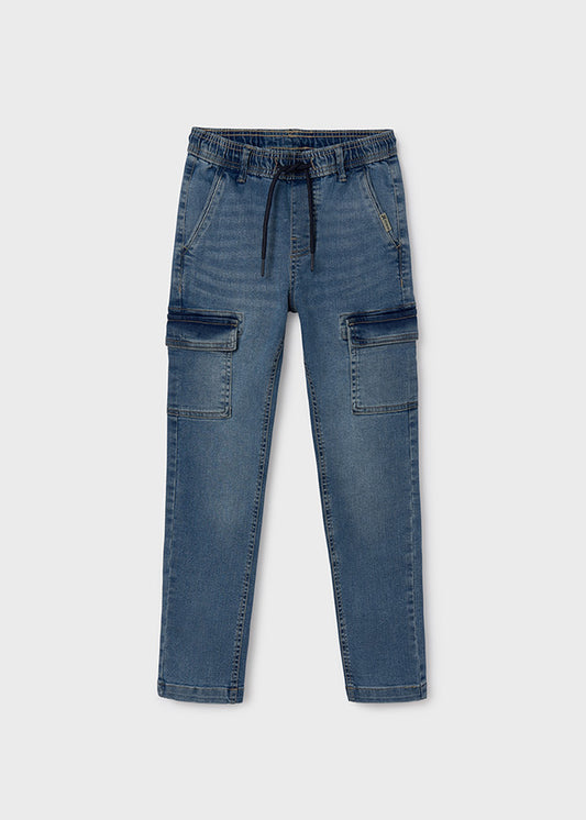 Παντελόνι Denim Jogger Cargo