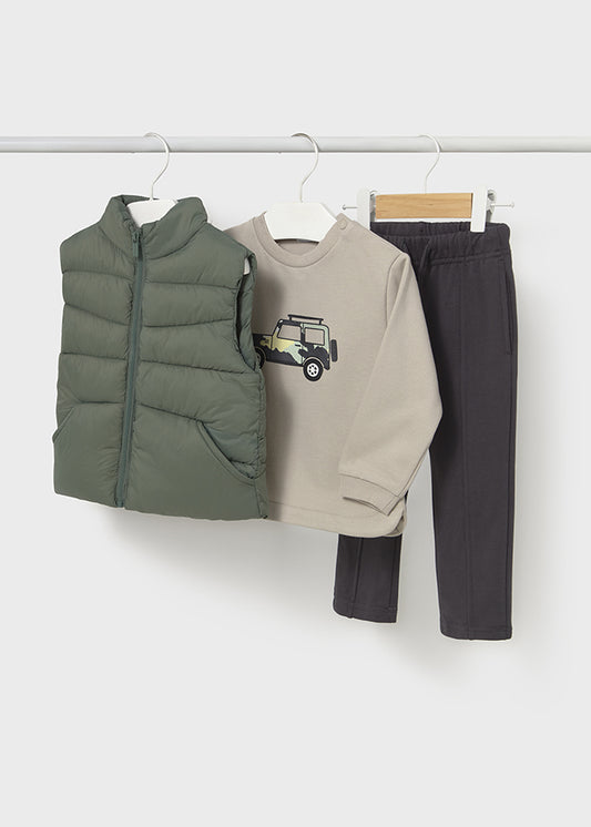 Σετ Παντελονι Φουτερ Γιλεκο