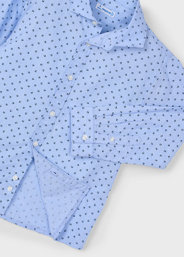 Πουκάμισο Μακρυμαν Με Σταμπες