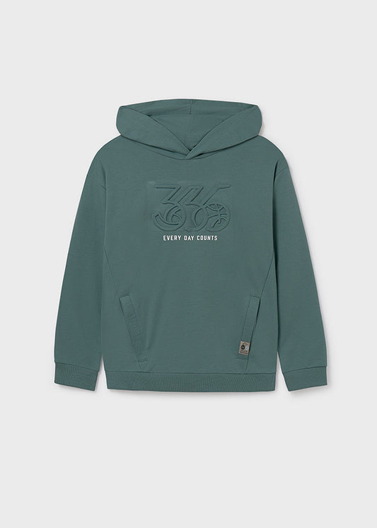 Πουλοβερ Αναγλυφo Με Κουκουλα