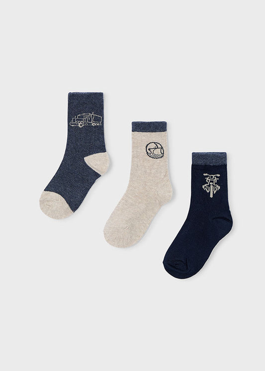 Σετ 3 Καλτσες "Dinos"