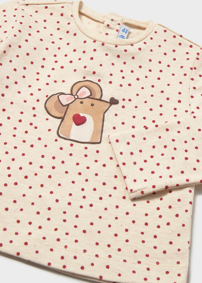 T-Shirt μακρυμάνικο με στάμπες