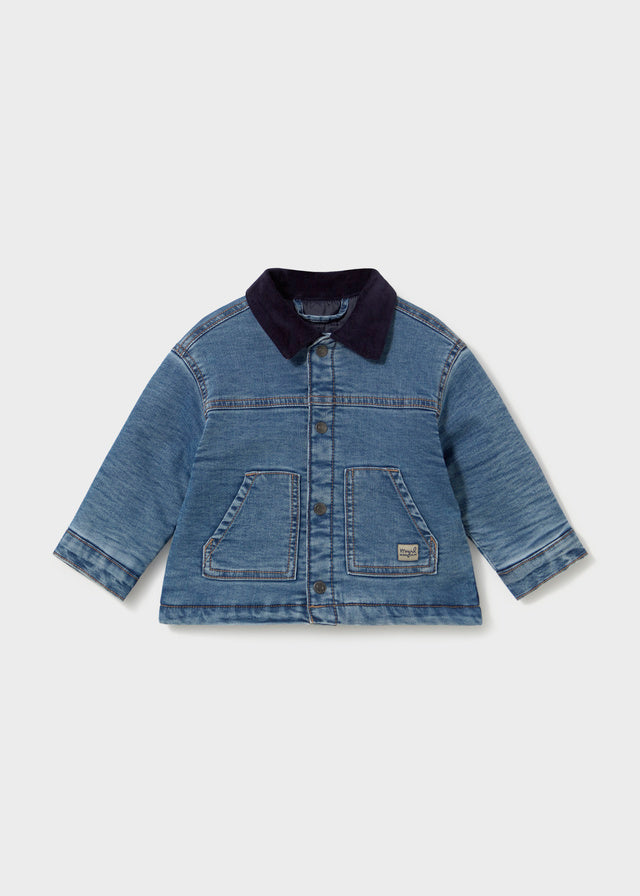 Τζάκετ soft denim ενισχυμένο