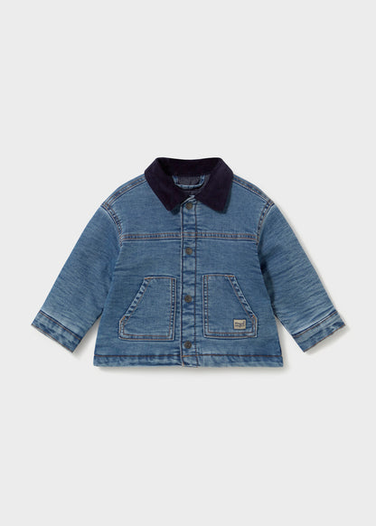 Τζάκετ soft denim ενισχυμένο