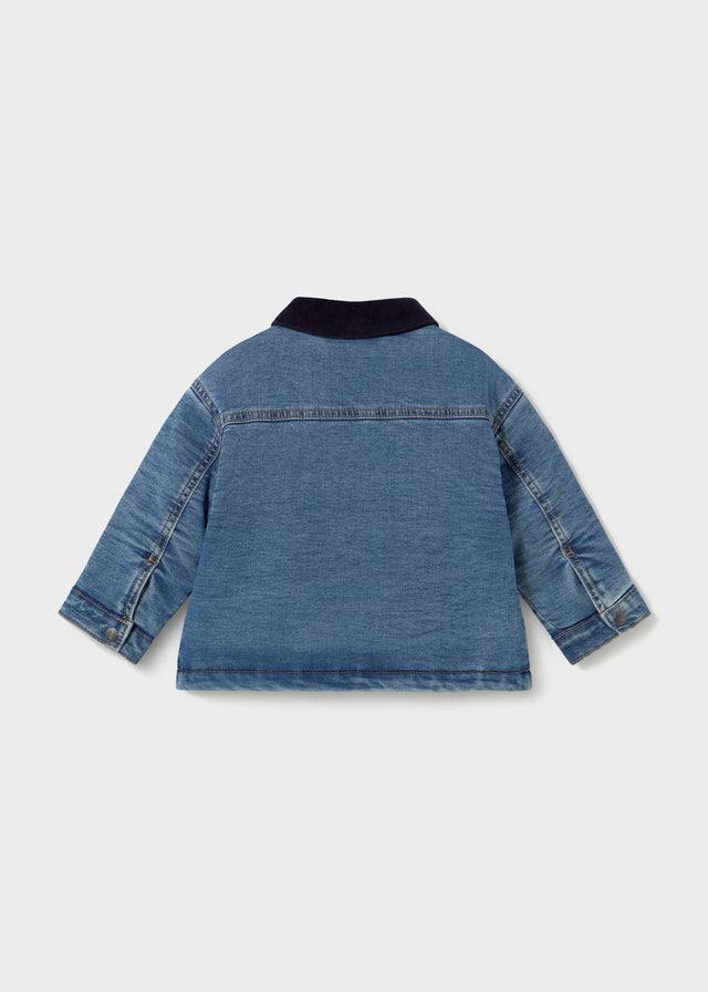 Τζάκετ soft denim ενισχυμένο