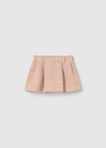 Σετ φούστα πλεκτό tweed