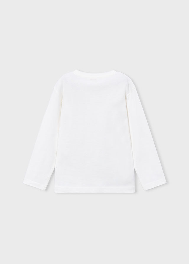 T-Shirt μακρυμάνικο κεντητή