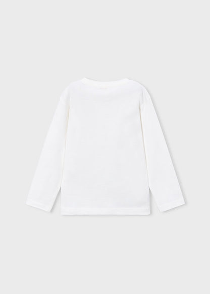 T-Shirt μακρυμάνικο κεντητή