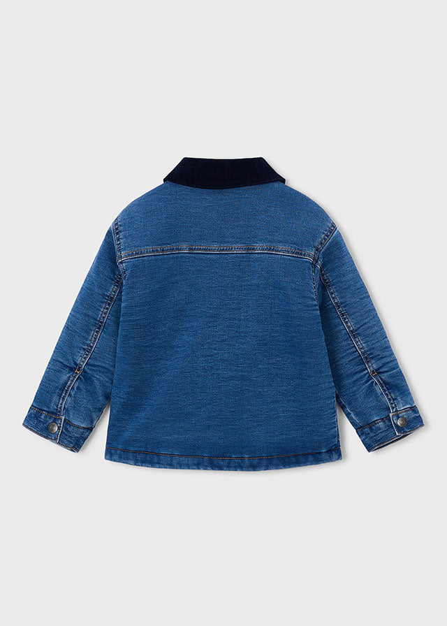 Τζάκετ soft denim ενισχυμένο