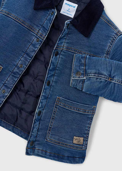 Τζάκετ soft denim ενισχυμένο