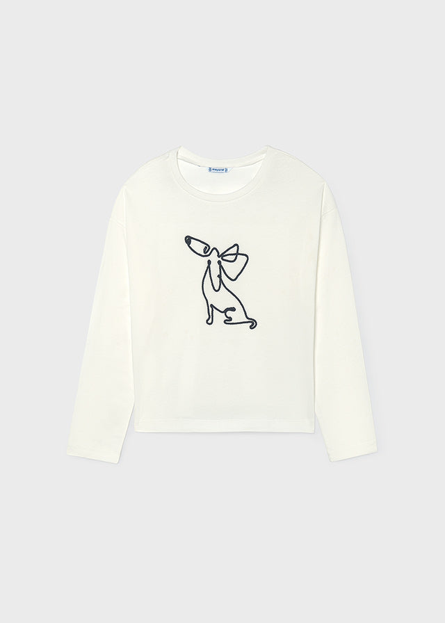 T-Shirt μακρυμάνικο μαντήλι