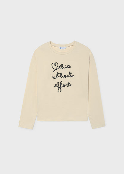 T-Shirt μακρυμάνικο μαντήλι