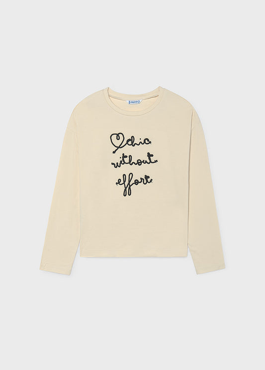 T-Shirt μακρυμάνικο μαντήλι
