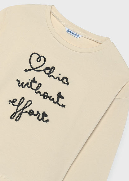 T-Shirt μακρυμάνικο μαντήλι