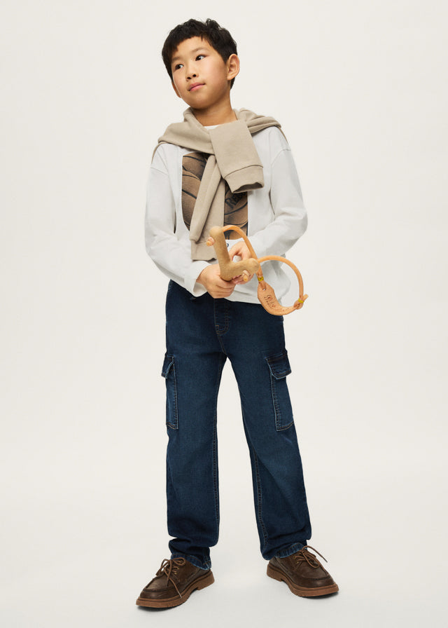 Παντελόνι soft denim jogger