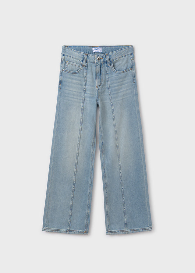 Παντελονι Μακρυ Τζιν Wide Leg