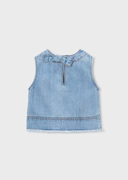 Τοπ Denim Φαρδύ
