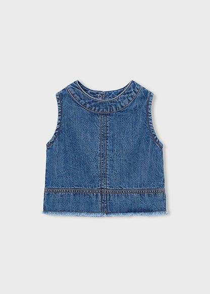 Τοπ Denim Φαρδύ