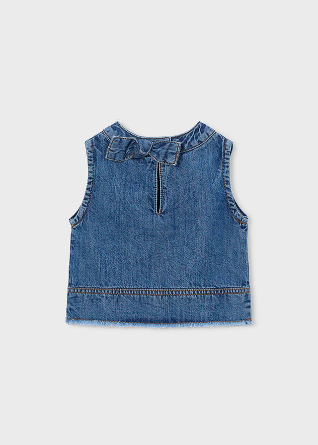 Τοπ Denim Φαρδύ