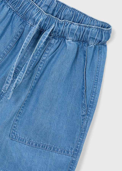 Βερμούδα Denim Ριχτή