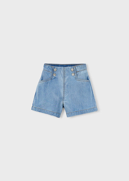 Βερμούδα Denim Ριχτή