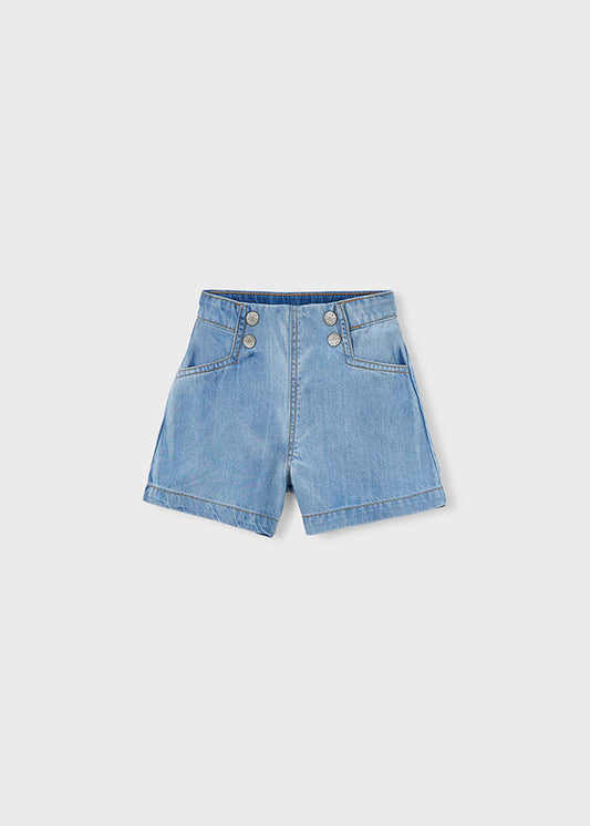 Βερμούδα Denim Ριχτή