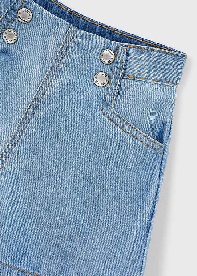 Βερμούδα Denim Ριχτή