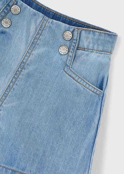 Βερμούδα Denim Ριχτή