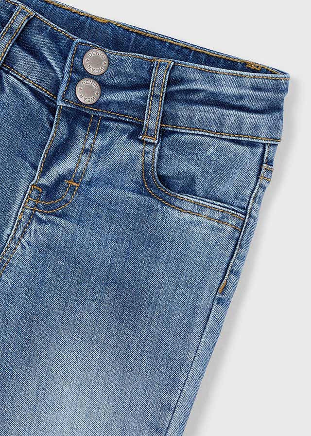 Παντελ Denim Καμπάνα Χαμηλ Με