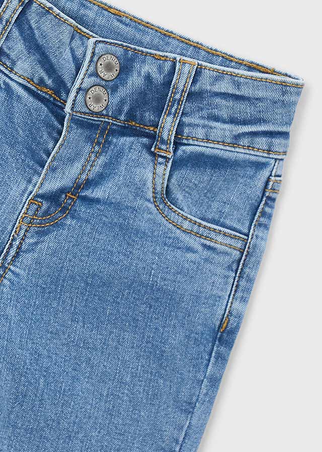 Παντελ Denim Καμπάνα Χαμηλ Με