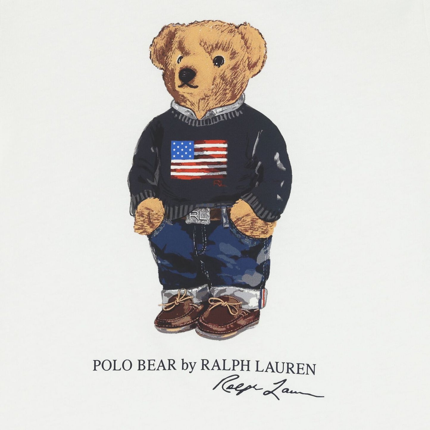 Polo Bear Cotton Jersey T-Shirt