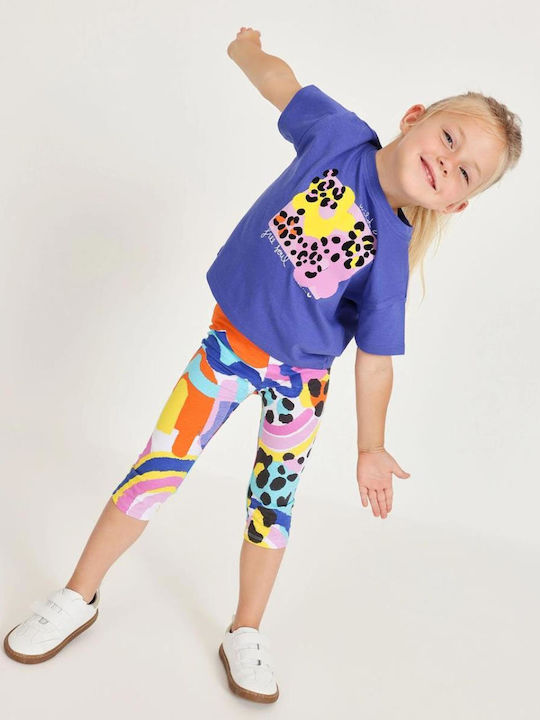 Jersey T-Shirt And Bikers Leggings