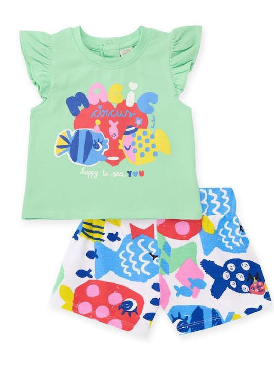 Jersey T-Shirt And Shorts