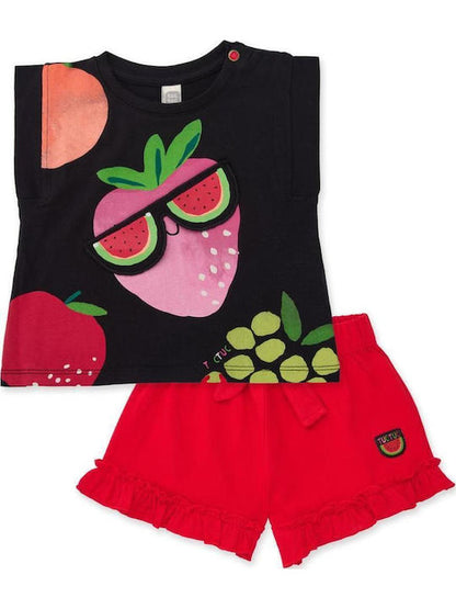 Jersey T-Shirt And Shorts