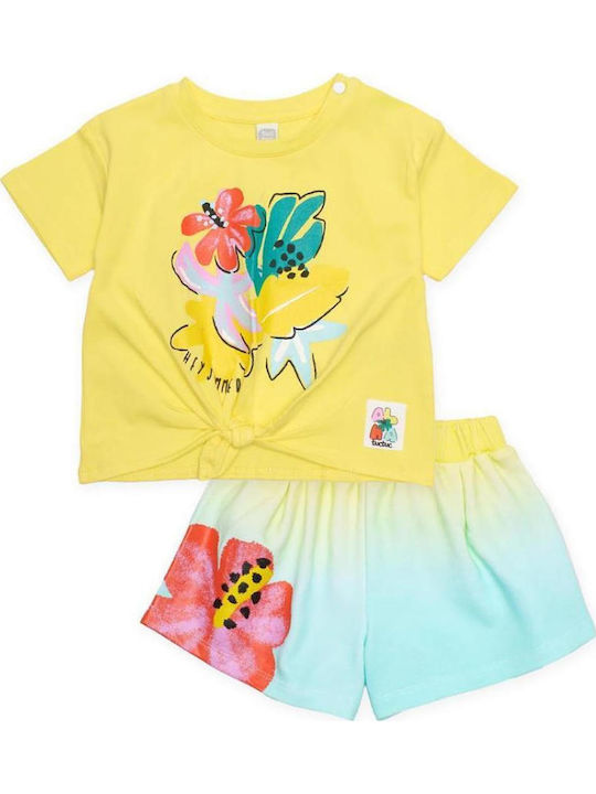 Jersey T-Shirt And Plush Shorts